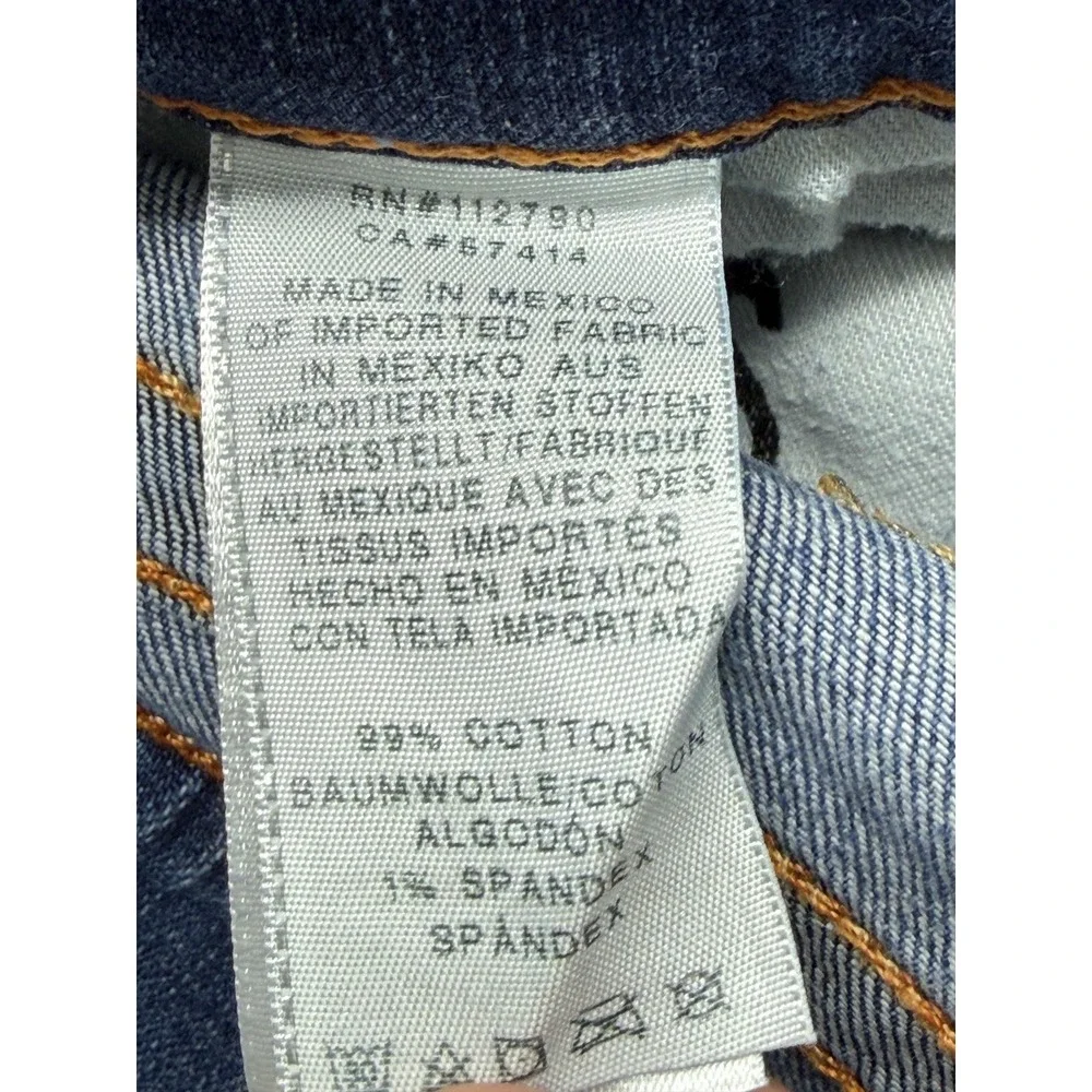 True Religion Jeans‎ Mens Measured 45x34 Blue Straight Slim Denim